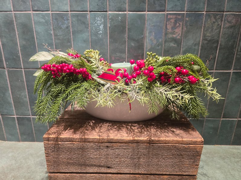 Christmas Table Centre Silk