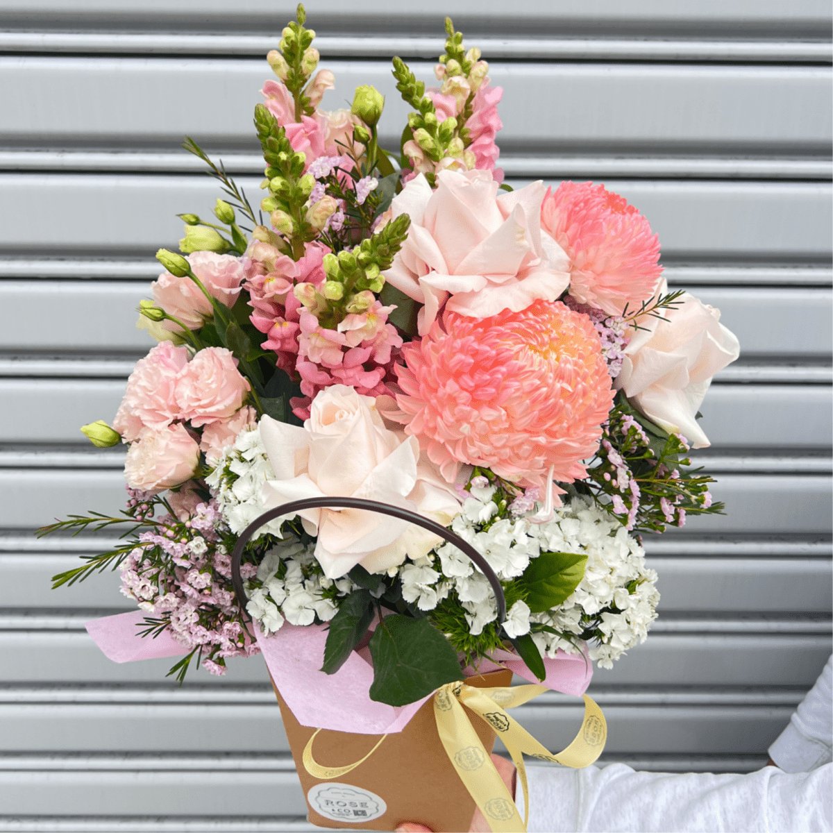 Pink Fields Handbag - ROSE & CO