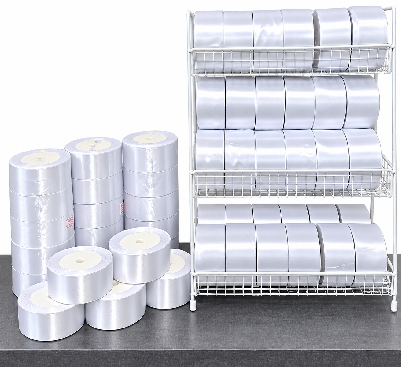 White Satin Ribbon