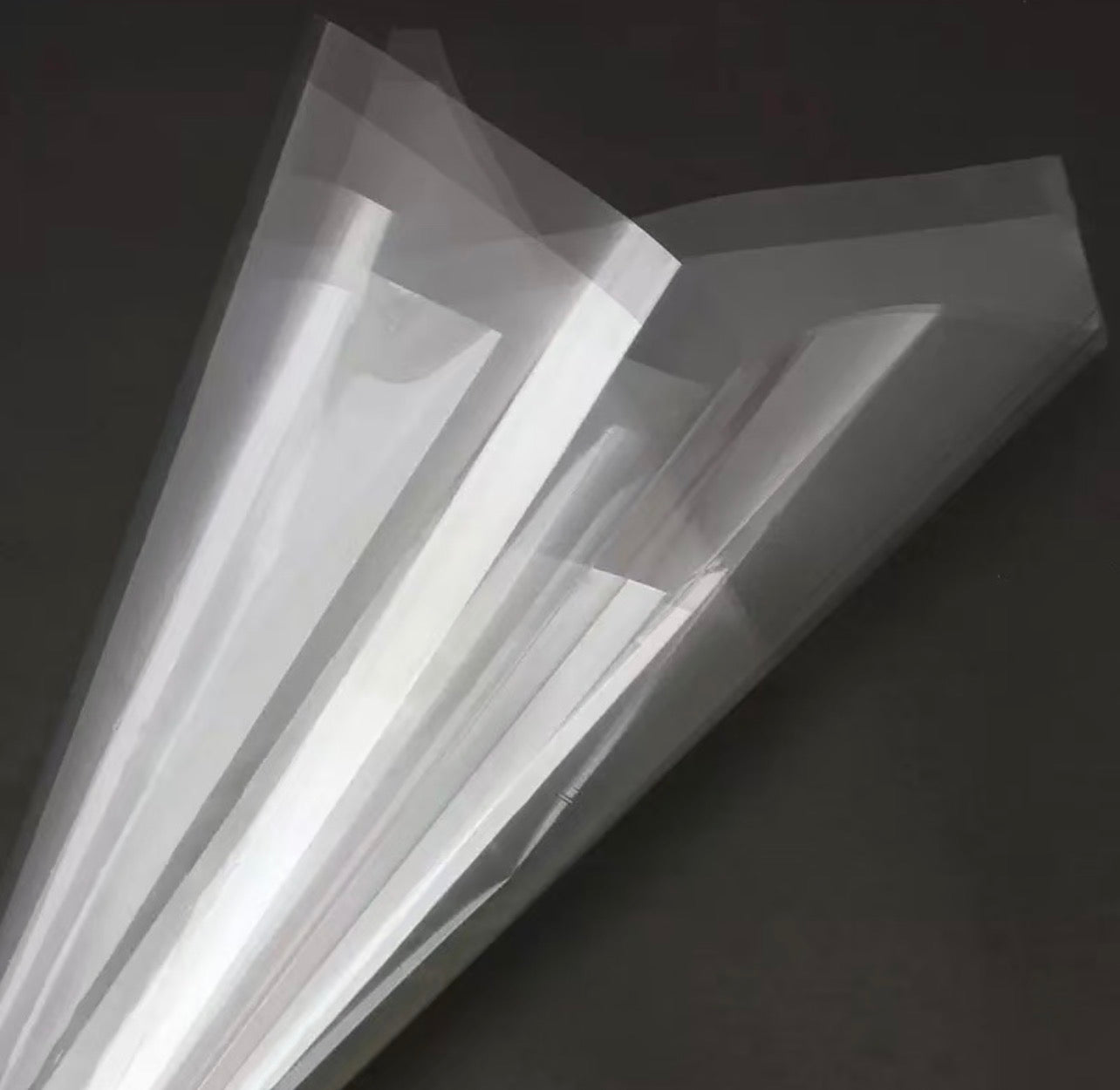 Clear Cellophane sheets