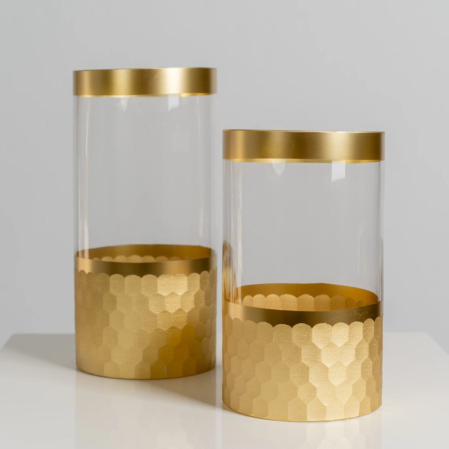 Frosted Gold Vase