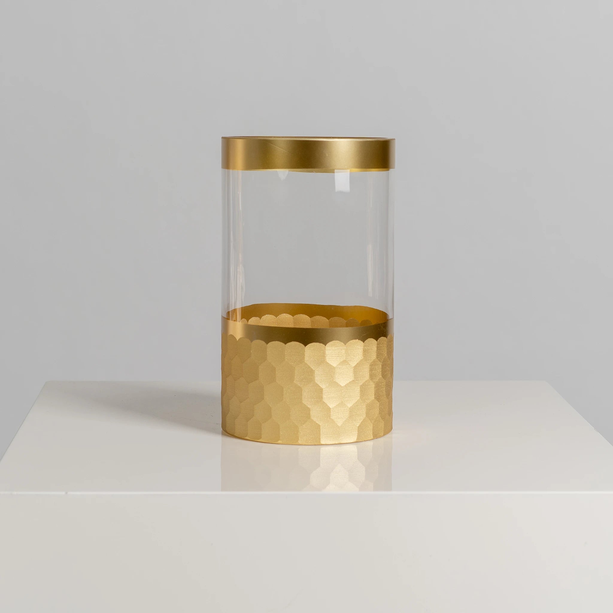 Frosted Gold Vase