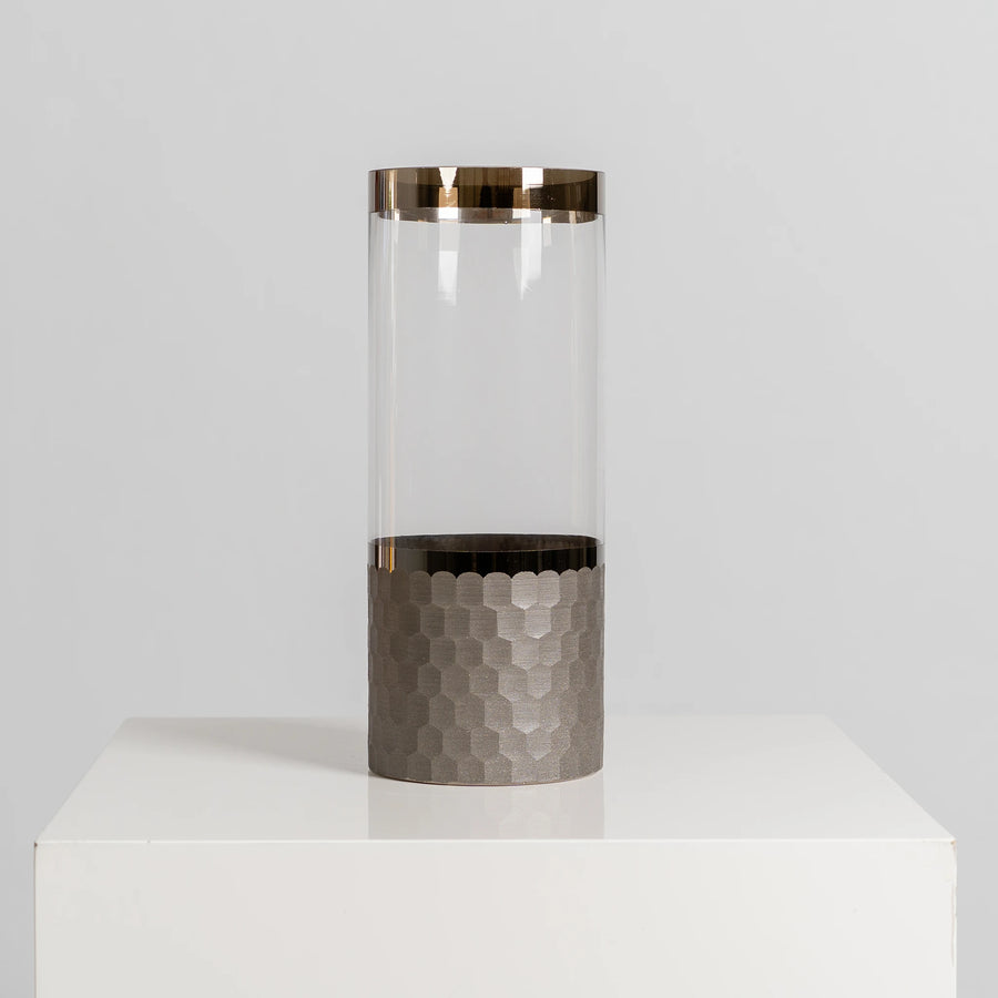 Grey frosted Vase