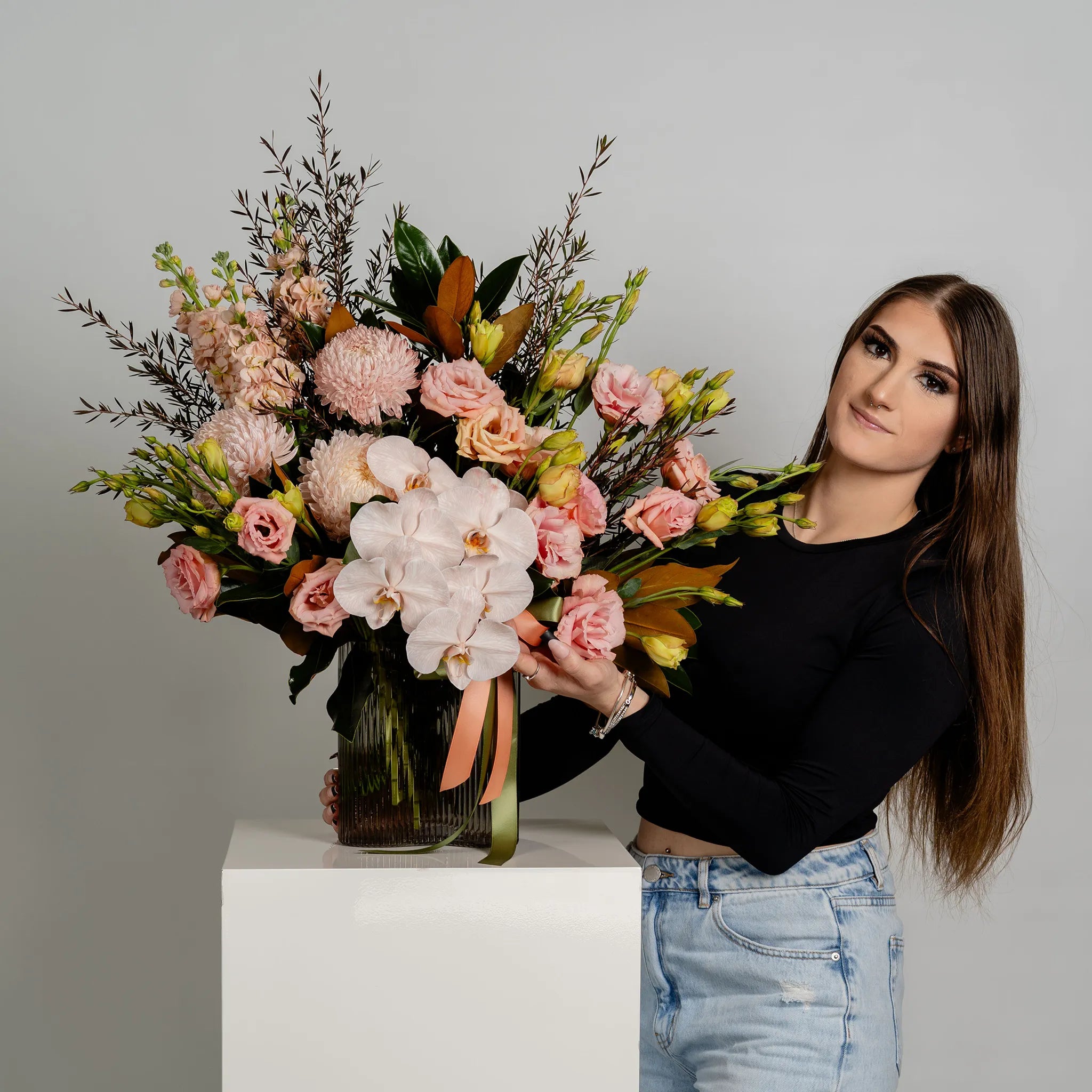 Peach Perfection (Vase Included)
